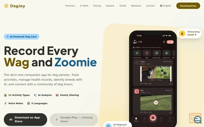 Screenshot of DogJoy