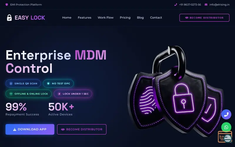 Screenshot of EasyLock