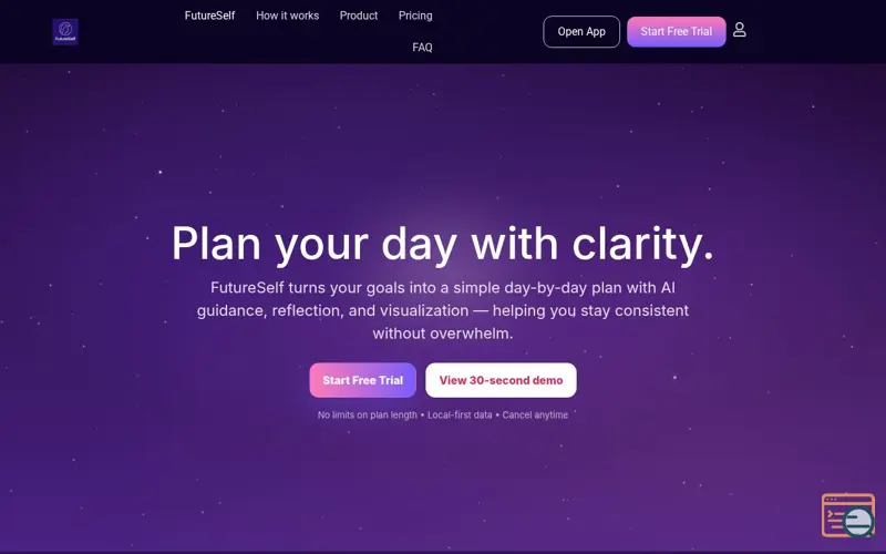 Screenshot of The futureself