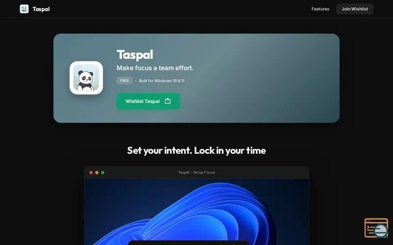 Screenshot of Taspal