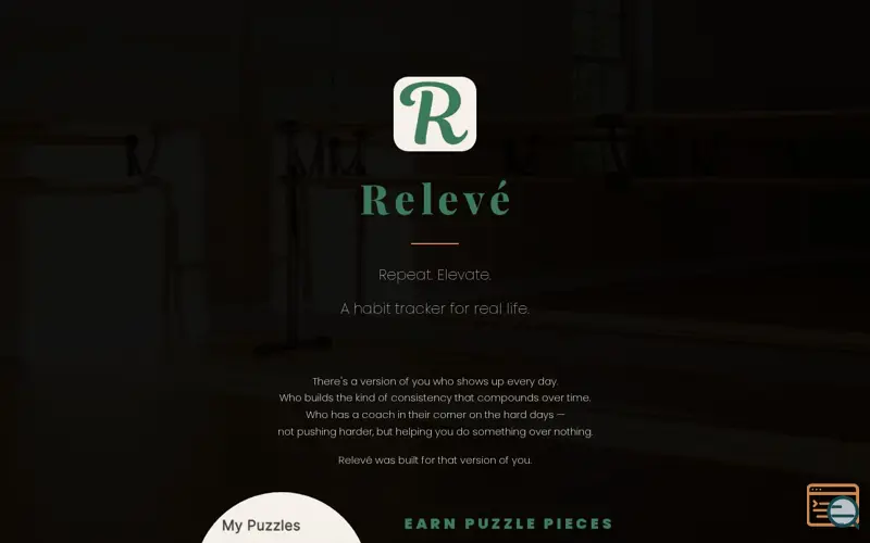 Screenshot of Relevé