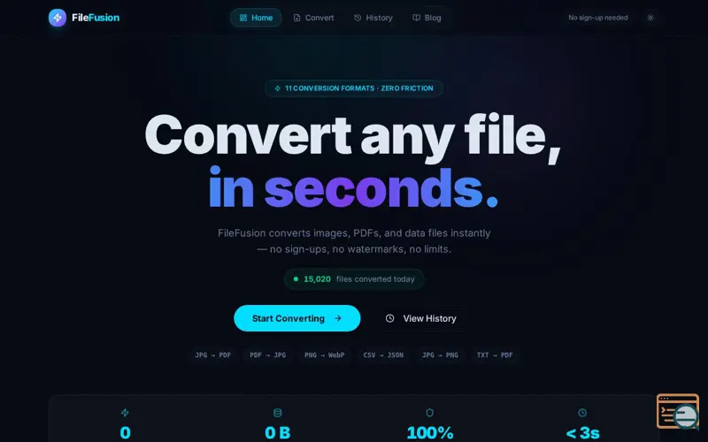 Screenshot of FileFusion