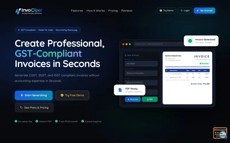 Screenshot of Invocizer