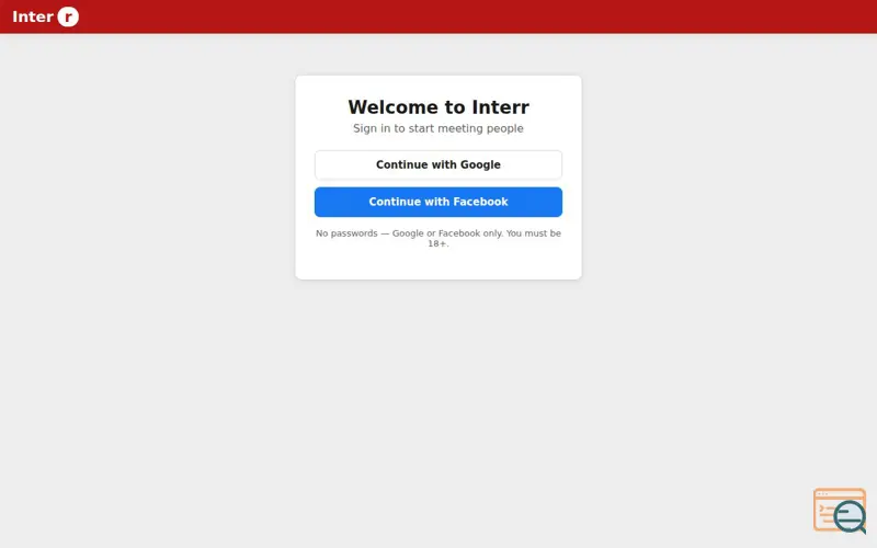 Screenshot of Interr