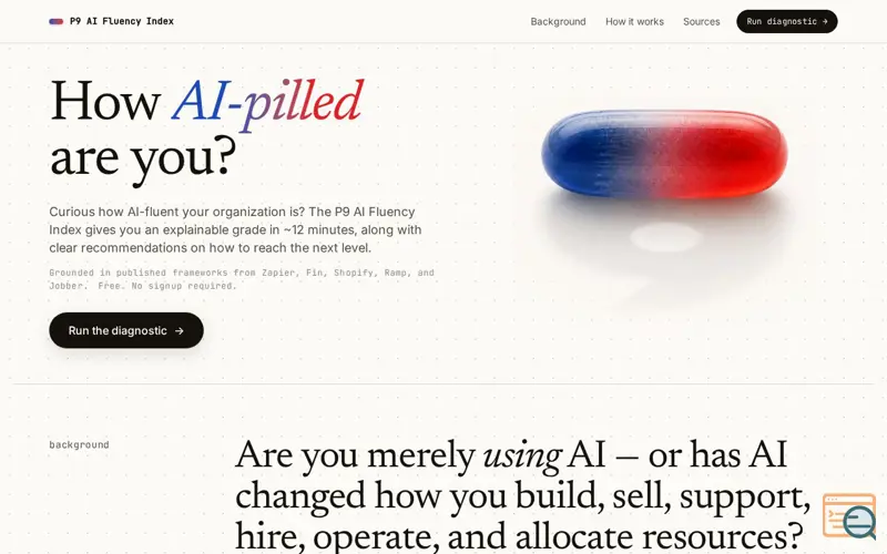 Screenshot of AI Fluency Diagnostic