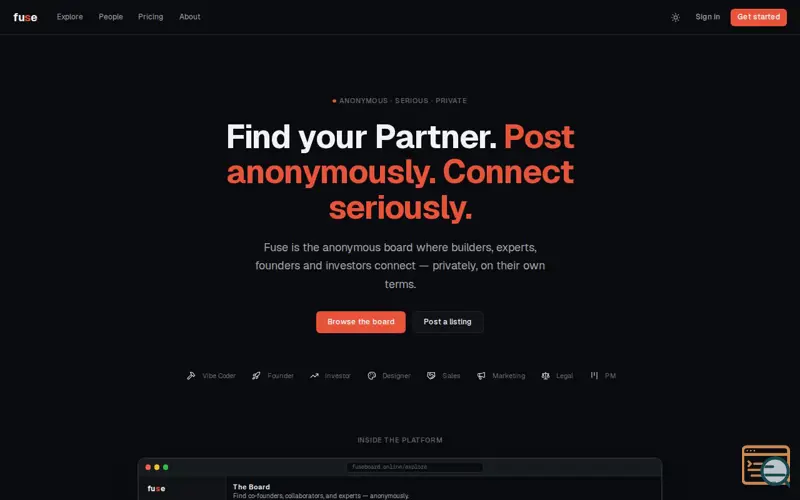 Screenshot of Fuse