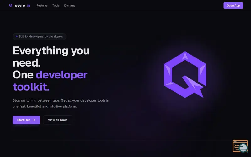 Screenshot of Qevro