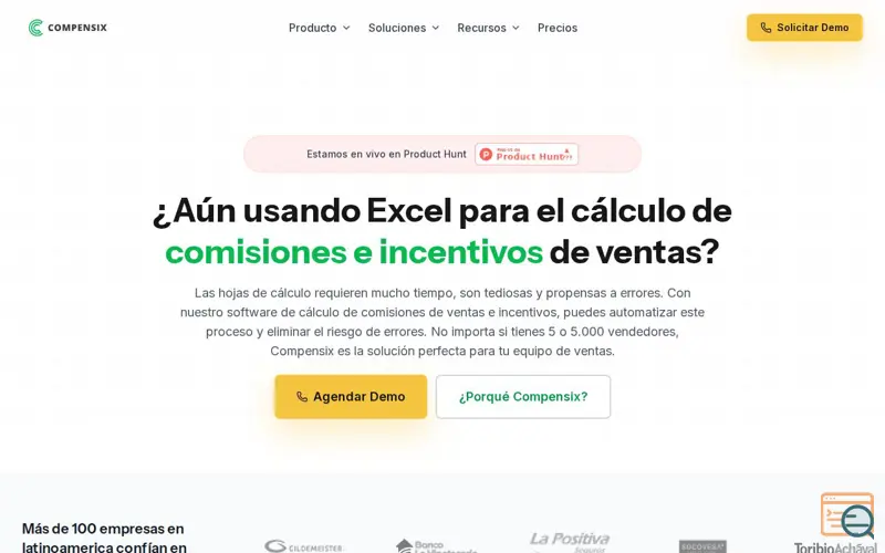 Screenshot of Compensix