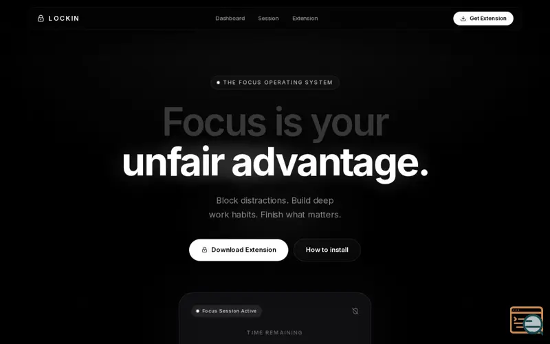 Screenshot of LOCKIN.com