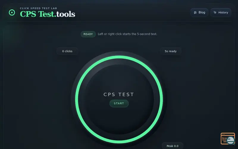 Screenshot of cps test.tools