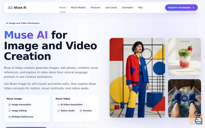 Screenshot of Muse AI