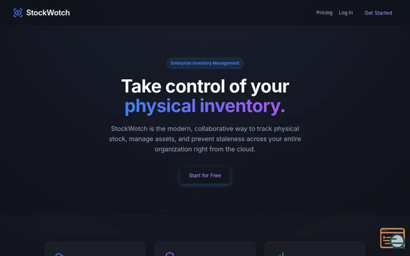 Screenshot of StockWotch