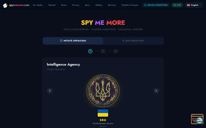 Screenshot of SpyMeMore.com