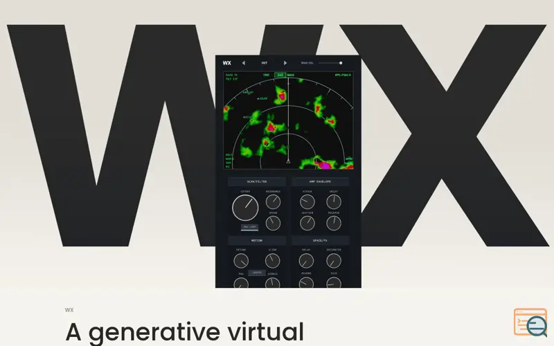 Screenshot of WX 