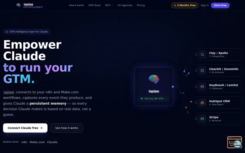 Screenshot of iqpipe