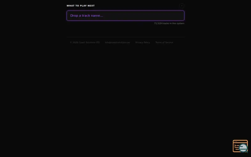 Screenshot of What to Play Next