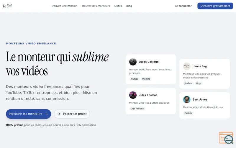 Screenshot of Le Cut