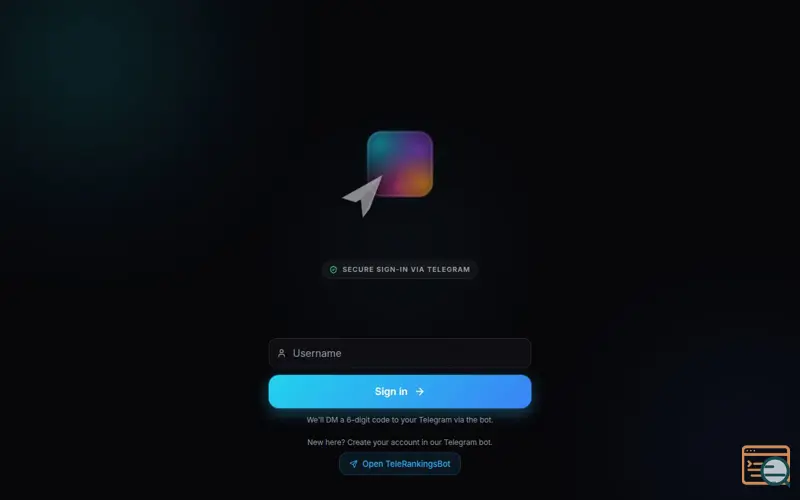 Screenshot of TeleRank