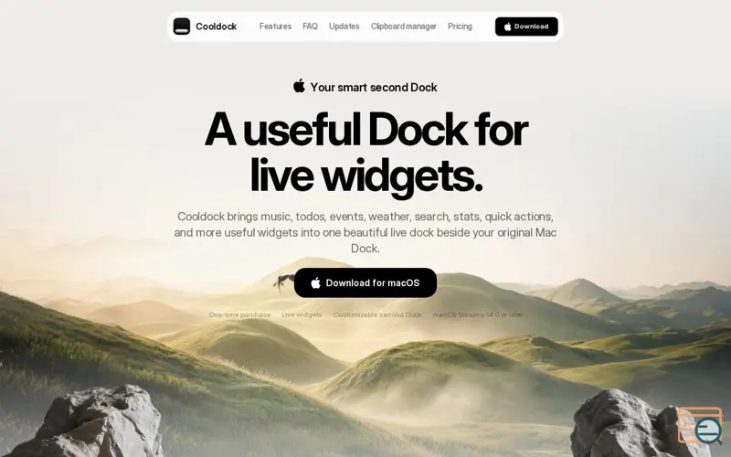 Screenshot of Cooldock