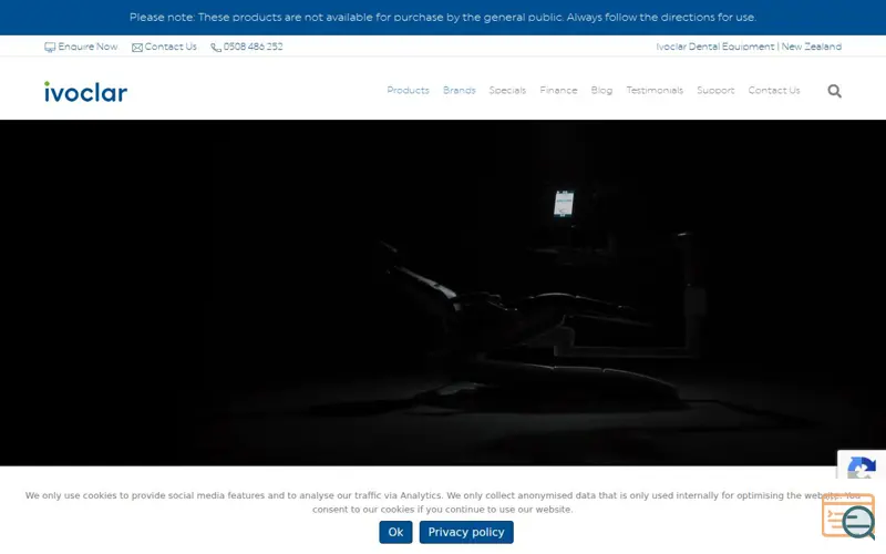 Screenshot of A-dec 500 Dental Chair