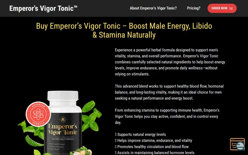 Screenshot of Emperor's Vigor Tonic™
