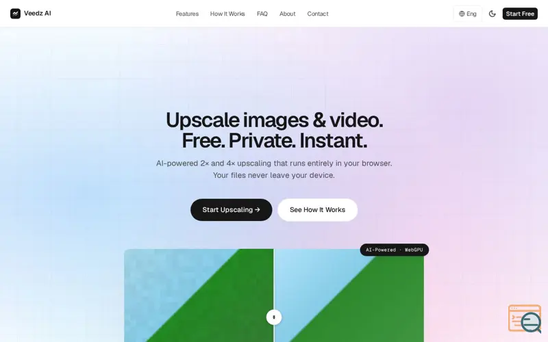 Screenshot of VeedzAI