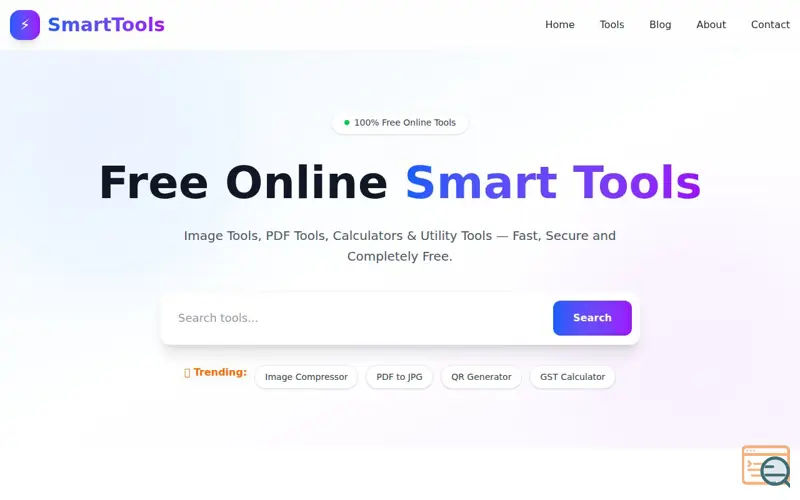 Screenshot of SmartTools