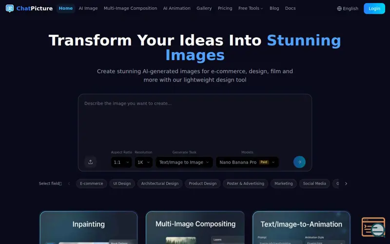 Screenshot of ChatPicture