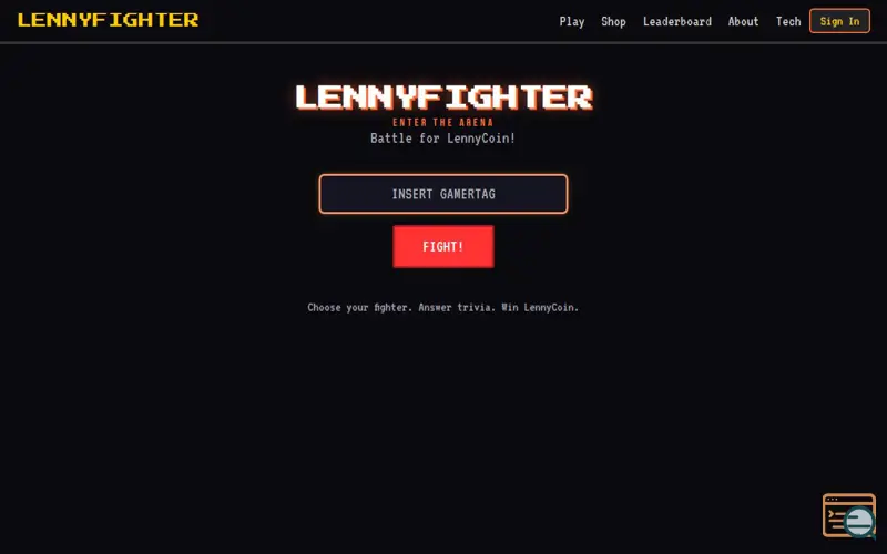 Screenshot of Lennyfighter