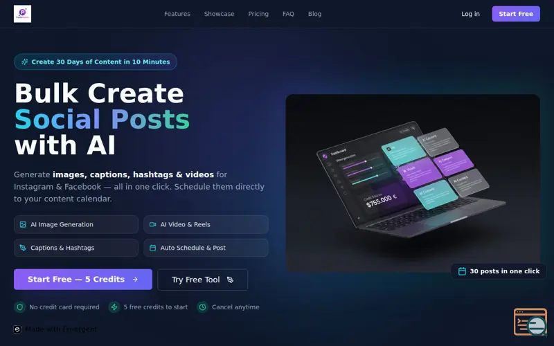 Screenshot of Simplest Social Media Manager