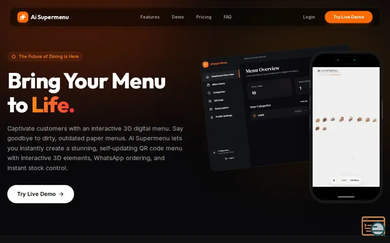 Screenshot of Ai Supermenu