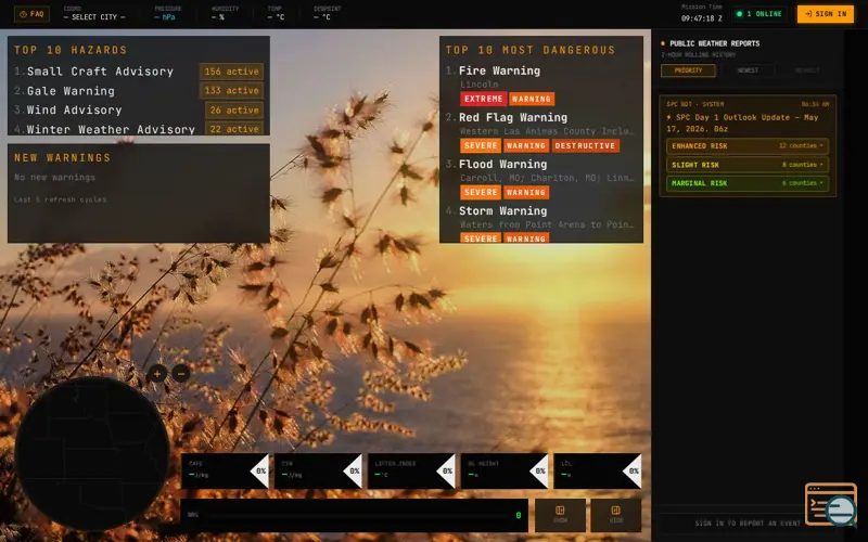 Screenshot of StormCircle — Weather Social Network