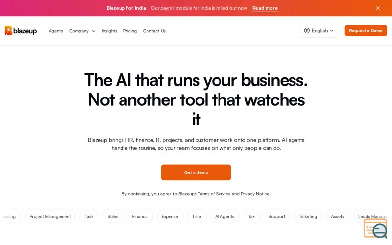 Screenshot of Blazeup AI