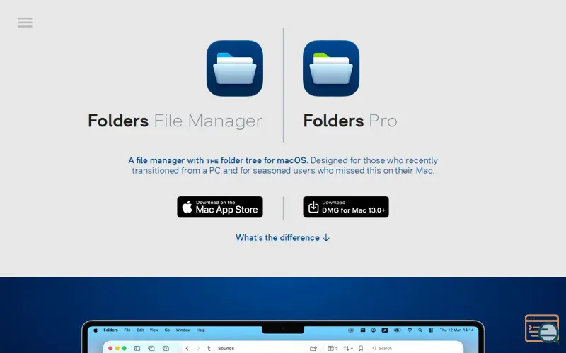 Screenshot of Folders Pro