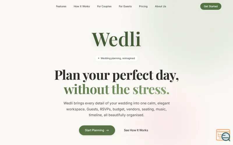 Screenshot of Wedli - The all in one wedding admin app