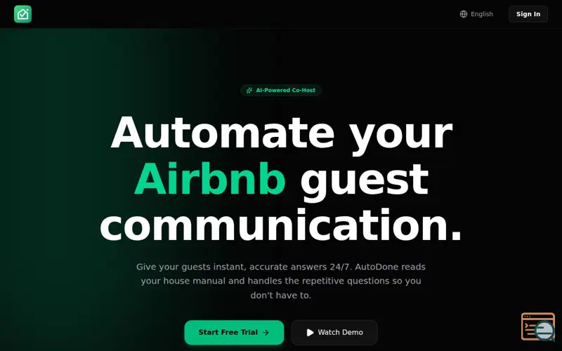 Screenshot of AutoDone