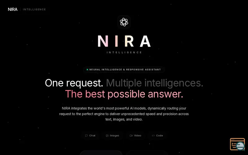 Screenshot of NIRA