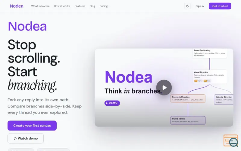 Screenshot of Nodea