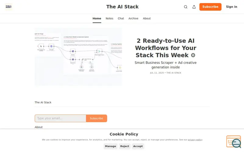 Screenshot of Your AI Stack