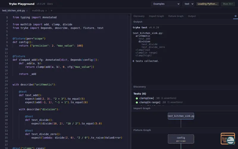 Screenshot of Try Tryke