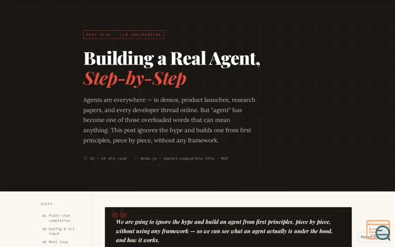 Screenshot of Building-an-agent