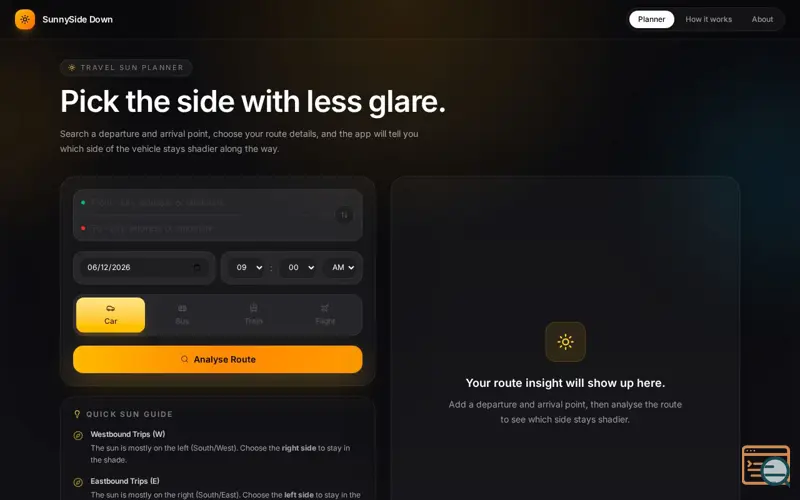 Screenshot of SunnySide Down