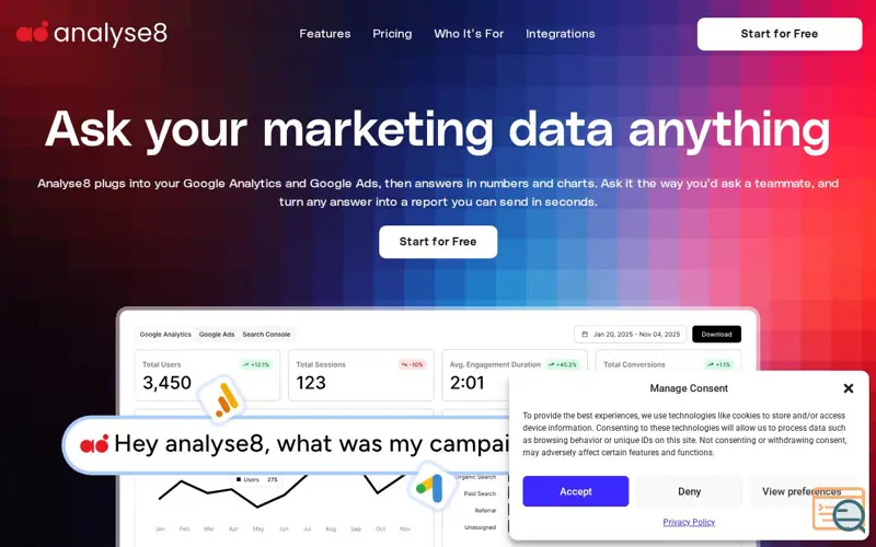 Screenshot of Analyse8