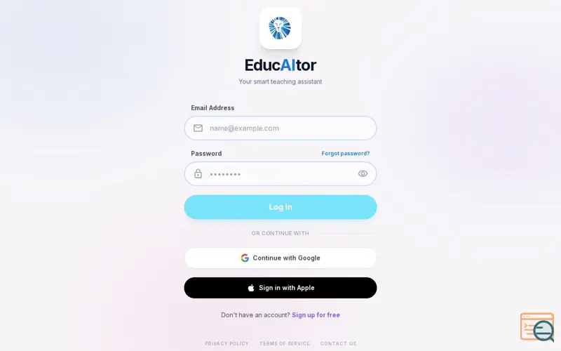 Screenshot of EducAItor.pro
