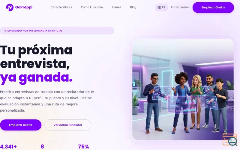 Screenshot of GoPreppi 