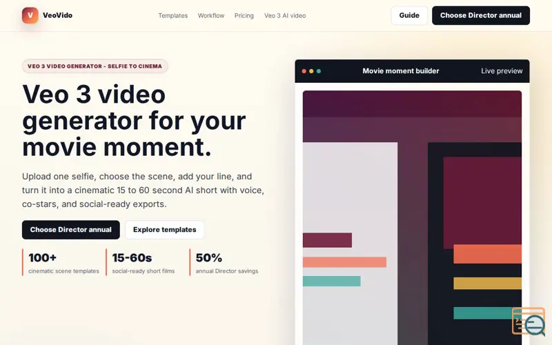 Screenshot of VeoVido