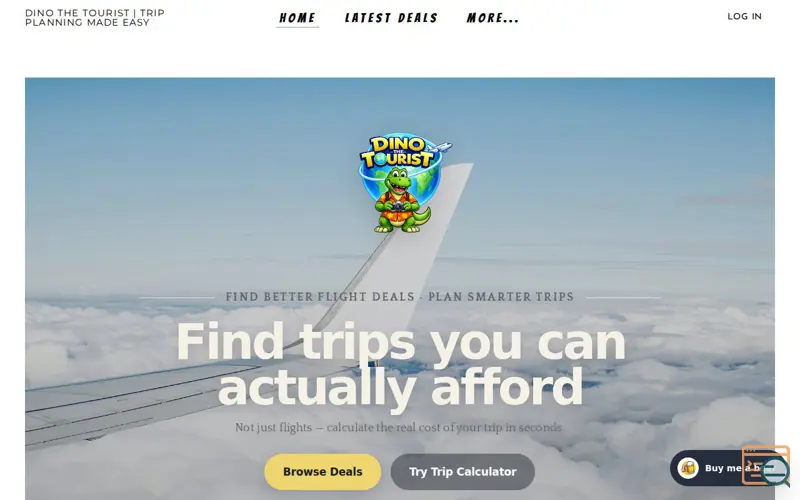 Screenshot of Dino the Tourist