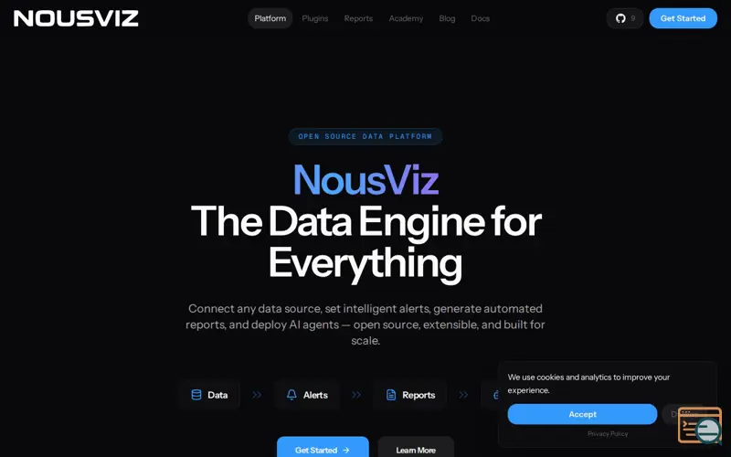 Screenshot of NousViz