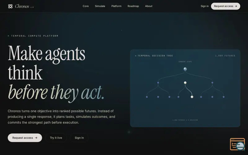 Screenshot of Chronos Lab