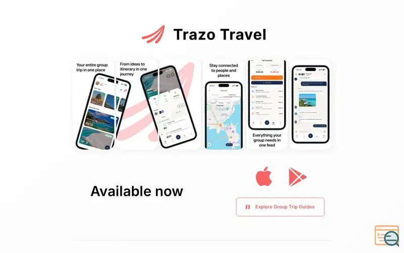 Screenshot of Trazo Travel: Group Trips